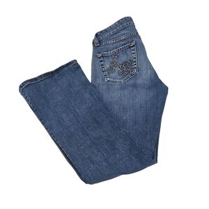 BKE Women's Boot Cut Jeans - Blue